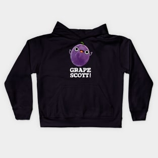 Grape Scott Cute Fruit Grape PUn Kids Hoodie